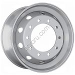 Диск колесный 8.5*24 ET180 10*335 D281 16мм (уп) JST Грузовой автомобиль серебрый КД (без камерный) с вент., (арт.: БП-00002942)