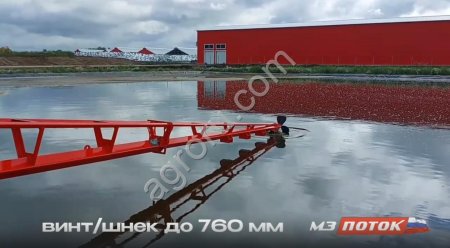 Лагунный миксер (мешалка) с приводом от ВОМ трактора