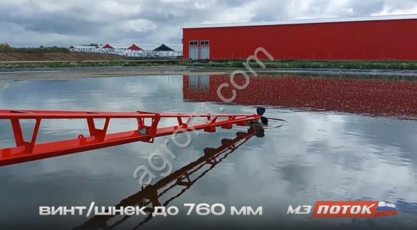 Лагунный миксер (мешалка) с приводом от ВОМ трактора