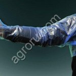 Перчатка ветеринарная для искусственного осеменения, родовспоможения с наплечником