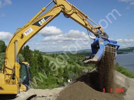 Просеивающие ковши, ковши-дробилки