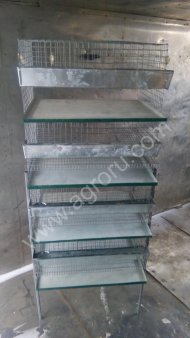 Клеточная батарея на 80 перепелов