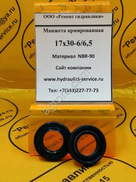 Сальник гидромотора/гидронасоса 17x30-6/6,5