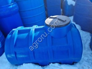 Емкость 300 литров, горизонтальная