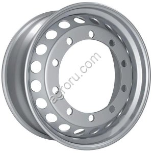 Диск колесный 11.75*22.5 ET0 10*335 D281 (14/6) Asterro усиленный серебристый (22115А) с вент., (арт.: 22115А)