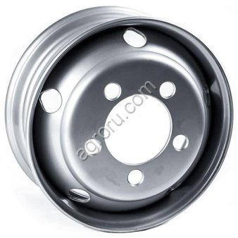 Диск колесный 6.00*17.5 ET127 5*208 D150 (уп) JST Hyundai HD-65 серебристый КД (под футорку) с вент., (арт.: БП-00002701)