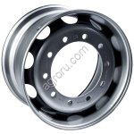 Диск колесный 11.75*22.5 ET120 10*335 D281 ЧКПЗ усиленный серебристый с вент., (арт.: 167.9911.00.3101012-21ВПП)