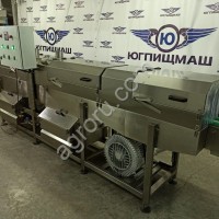 Машина мойки укупоренной тары - ММОУТ-4000 (3 секции: мойки, ополаскивания и обдува)