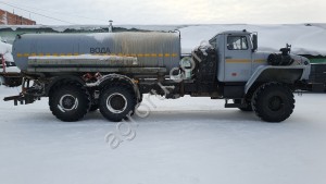 АЦПТ-10 Урал-водовозка питьевая, нержавейка, термос, 2013г.в. Полный капремонт. ОТС!!!