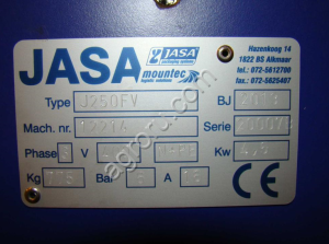 Упаковочная машина Jasa J250FV