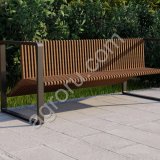 Городская и садовая скамейка три-в-одном ТРИО, модульная мебель NEOMAF