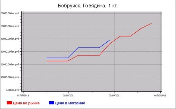 Беларусь: мясные цены Бобруйска