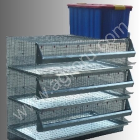 Клеточная батарея для содержания 150 перепелов