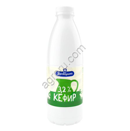 Кефир Здравушка 3,2% пэт-бут 930мл