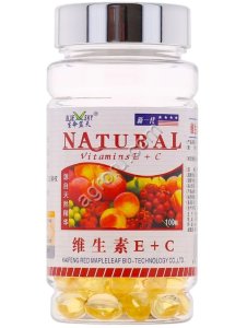 Капсулы Витамин Е+С Natural, 100 кап,