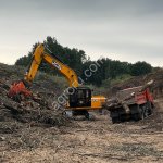 Вырубка деревьев при строительстве разных объектов