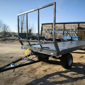 Прицеп рулоновозный 8 тонн тракторный для перевозки рулонов и тюков сена и соломы