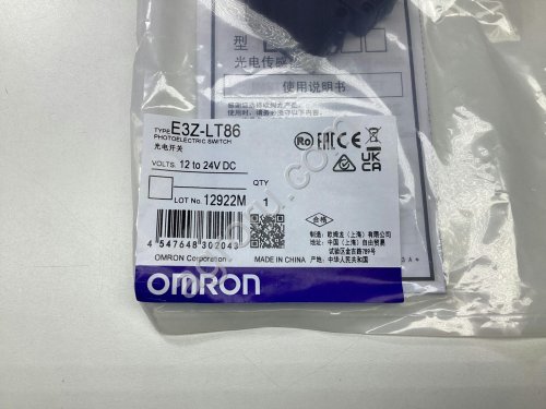 Фотодатчик Omron E3Z-LT86, 12–24 В DC