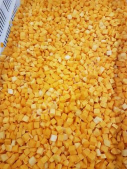 Тыква замороженная кубик