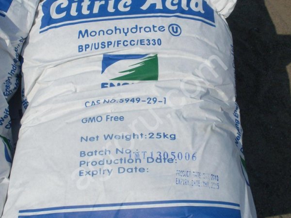 Лимонная кислота (моногидрат) Е330