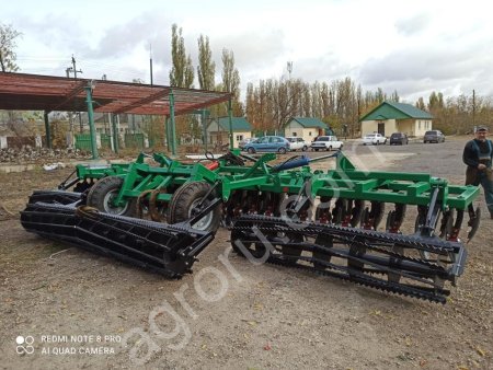 Борона дисковая модернизированная БДМ 8х2 секционная с опорными катками