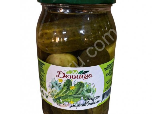 Огурцы маринованные ТМ Денница 0.9