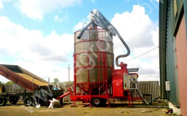 Сушка зерна (мобильная сушка) аренда зерносушилки