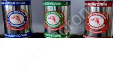 Импортная тушёнка и каши