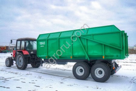 Полуприцеп тракторный самосвальный ТСП-12 (щеповоз)