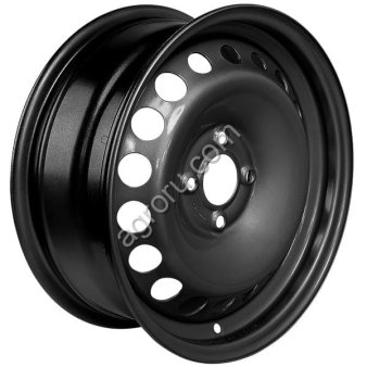 ДШ 4*100 15*6 D60.1 ET40 KRONPRINZ Штамп черный глянцевый, (арт.: 99995310101500)