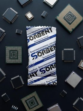 Силикагель фасованный SORB-DRY BAG PLUS M по 250 грамм.