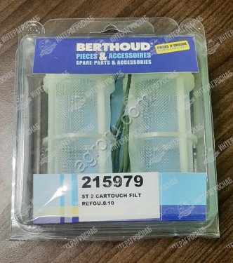 Запчасть для BERTHOUD Элементы фильтрующие 2шт. 810 белый d56 114мм для Berthoud, арт. 215979 (арт. 215979)