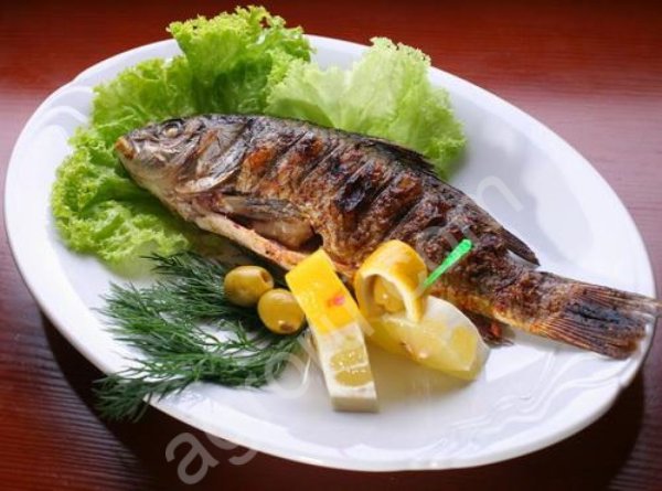 Живая рыба.Карп