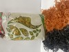 Паста с чернилами каракатицы, шпинатом,томатом