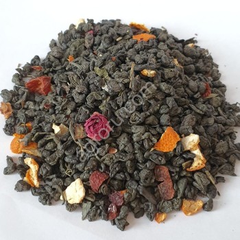 «Весеннее цветение» зеленый чай с натуральными добавками
