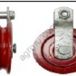 Ролик натяжения 90 мм с одной проушиной/чугун