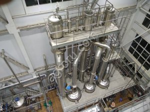 Вакуум выпарная установка для томатной пасты, фруктовых пюре, молока, сыворотки, соков,