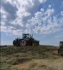 Буртовщик (отвал) для силоса на John Deere