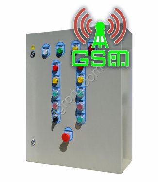Шкаф управления насосным агрегатом с модулем GSM