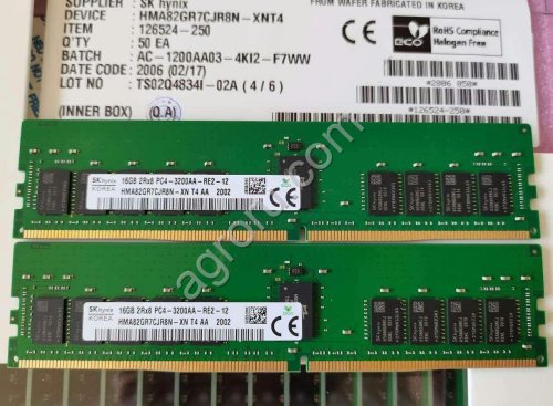 Память SK hynix DDR4 16GB ECC RDIMM PC4-3200