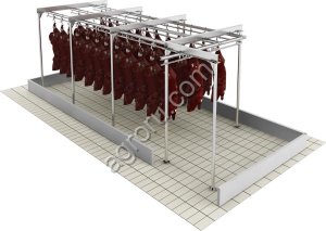 Подвесные пути для мясокомбинатов и холодильных цехов