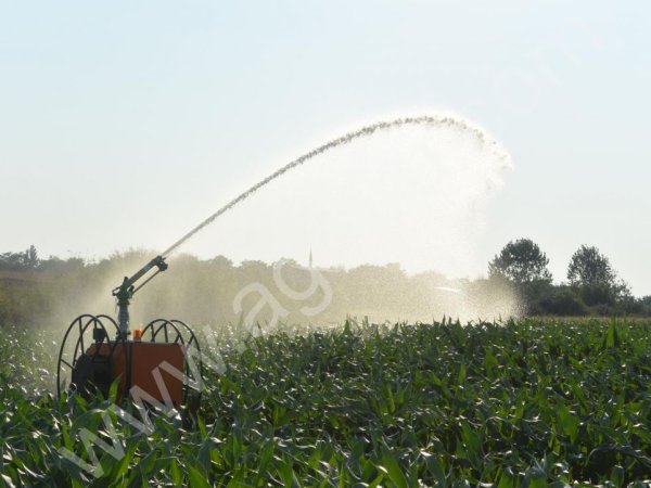 Троссо-барабанная дождевальная установка Радуга