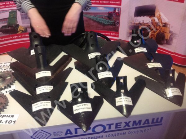 сошники, лапы, диски лущильника