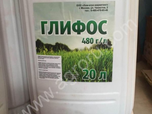Глифос 480 г /л гербицид сплошного действия
