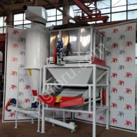 Колонна охлаждения гранул комбикорма, пеллет