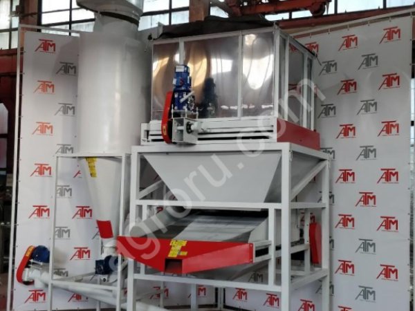 Колонна охлаждения гранул комбикорма, пеллет