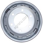 Диск колесный 6.00*17.5 ET115 6*222.25 D160 ГАЗ Валдай серебристый КД без вент., (арт.: C49RD2-3101015)