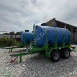 Полуприцеп - цистерна тракторный универсальный ПУ-11 (11м3 - пластиковая бочка с мотопомпой)