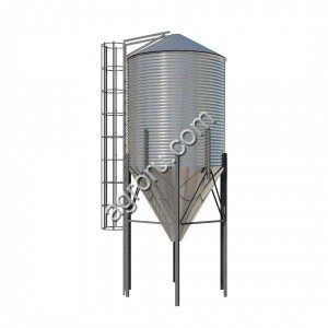 Силосы конусные, угол наклона 60°, диаметр цилиндра 3,9 м