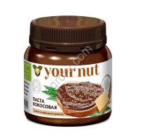 Паста кокосовая с какао и вафельной крошкой